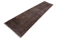 OVERDYED Vintage Persian Runner, 84 x 380 cm