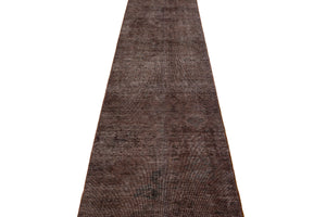 OVERDYED Vintage Persian Runner, 84 x 380 cm