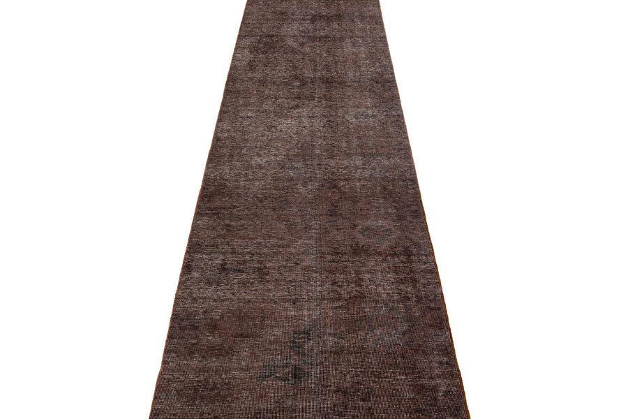 OVERDYED Vintage Persian Runner, 84 x 380 cm