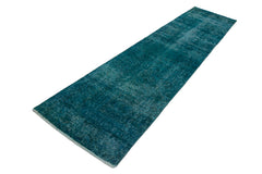 OVERDYED Vintage Persian Runner, 85 x 365 cm (New Arrival)
