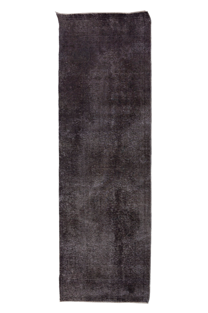 Vintage Overdyed Persian Runner Rug – Eclipse Aura