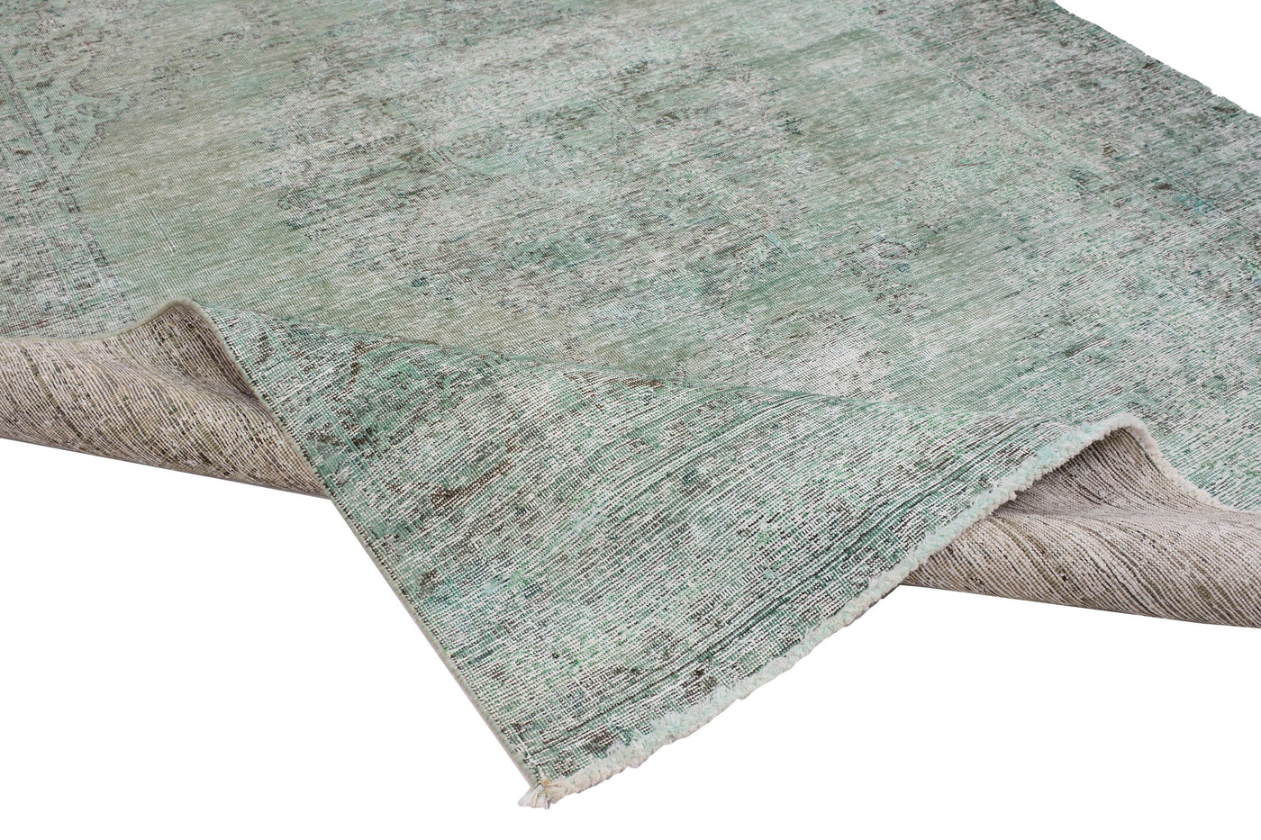Vintage Overdyed Persian Rug – Alabaster Patina