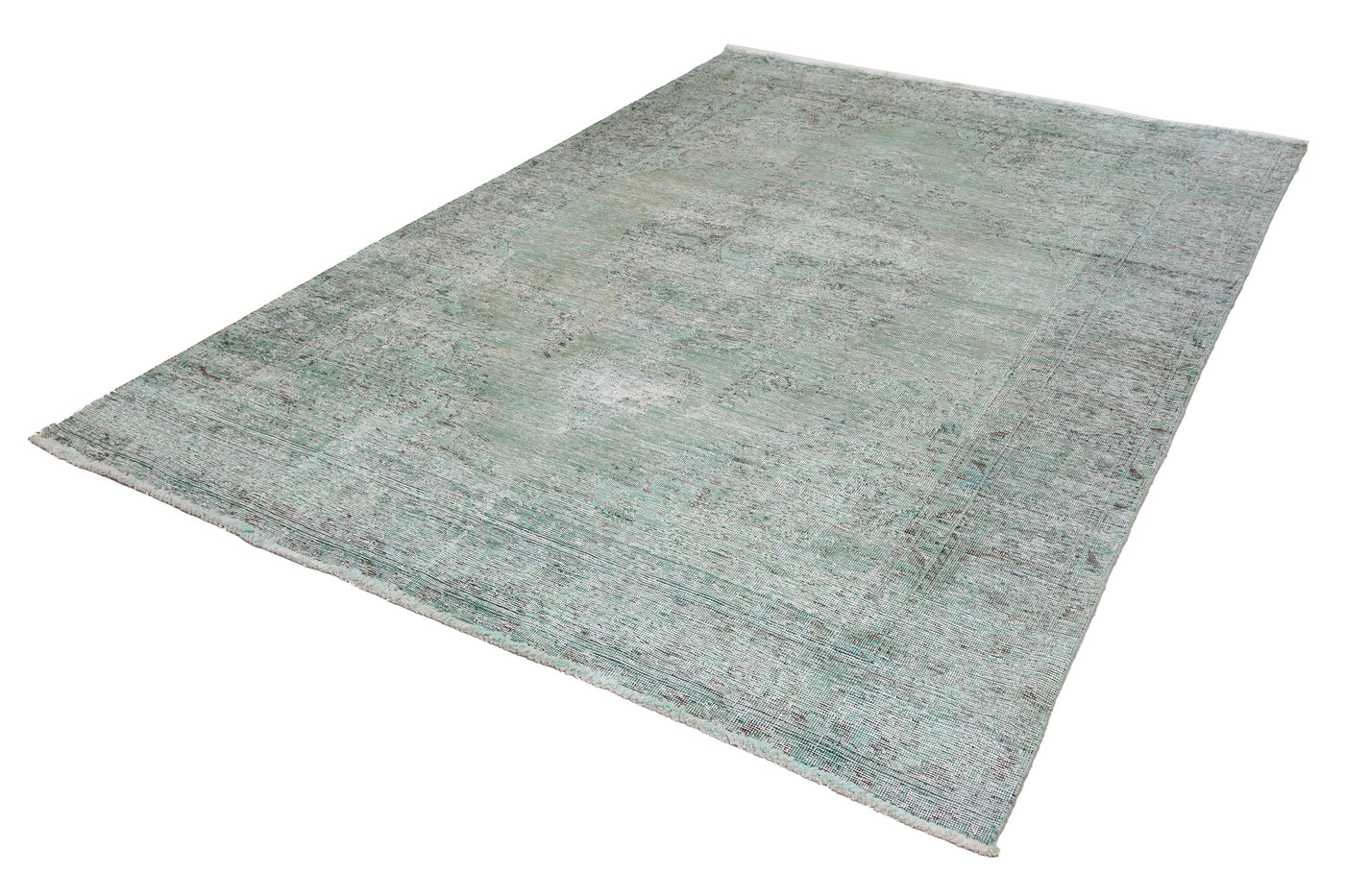Vintage Overdyed Persian Rug – Alabaster Patina