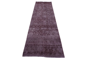 OVERDYED Vintage Persian Runner, 97 x 368 cm
