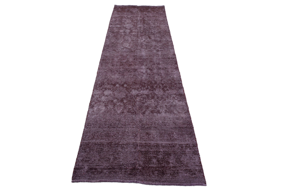 OVERDYED Vintage Persian Runner, 97 x 368 cm