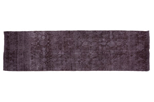 OVERDYED Vintage Persian Runner, 97 x 368 cm