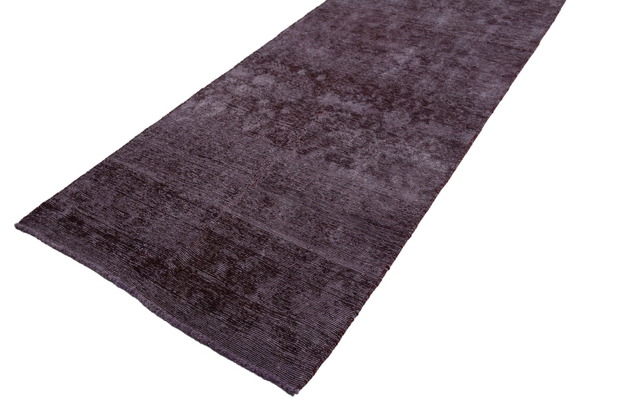 OVERDYED Vintage Persian Runner, 97 x 368 cm