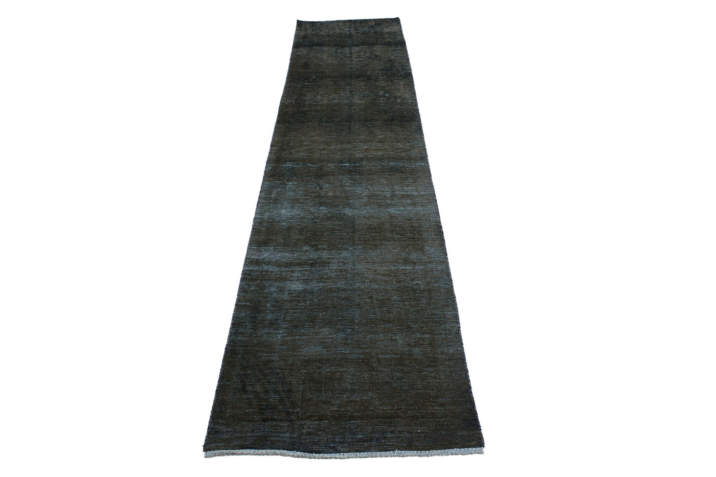 Vintage Overdyed Persian Runner Rug – Coal Drift