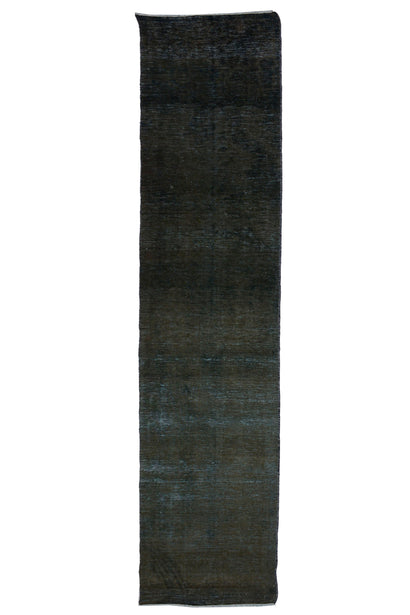 OVERDYED Vintage Persian Runner, 85 x 392 cm (New Arrival)