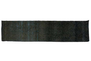 OVERDYED Vintage Persian Runner, 85 x 392 cm