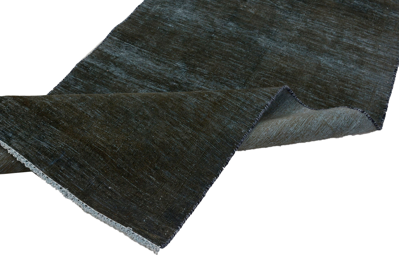 Vintage Overdyed Persian Runner Rug – Coal Drift