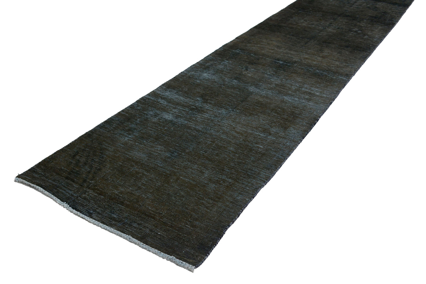 Vintage Overdyed Persian Runner Rug – Coal Drift