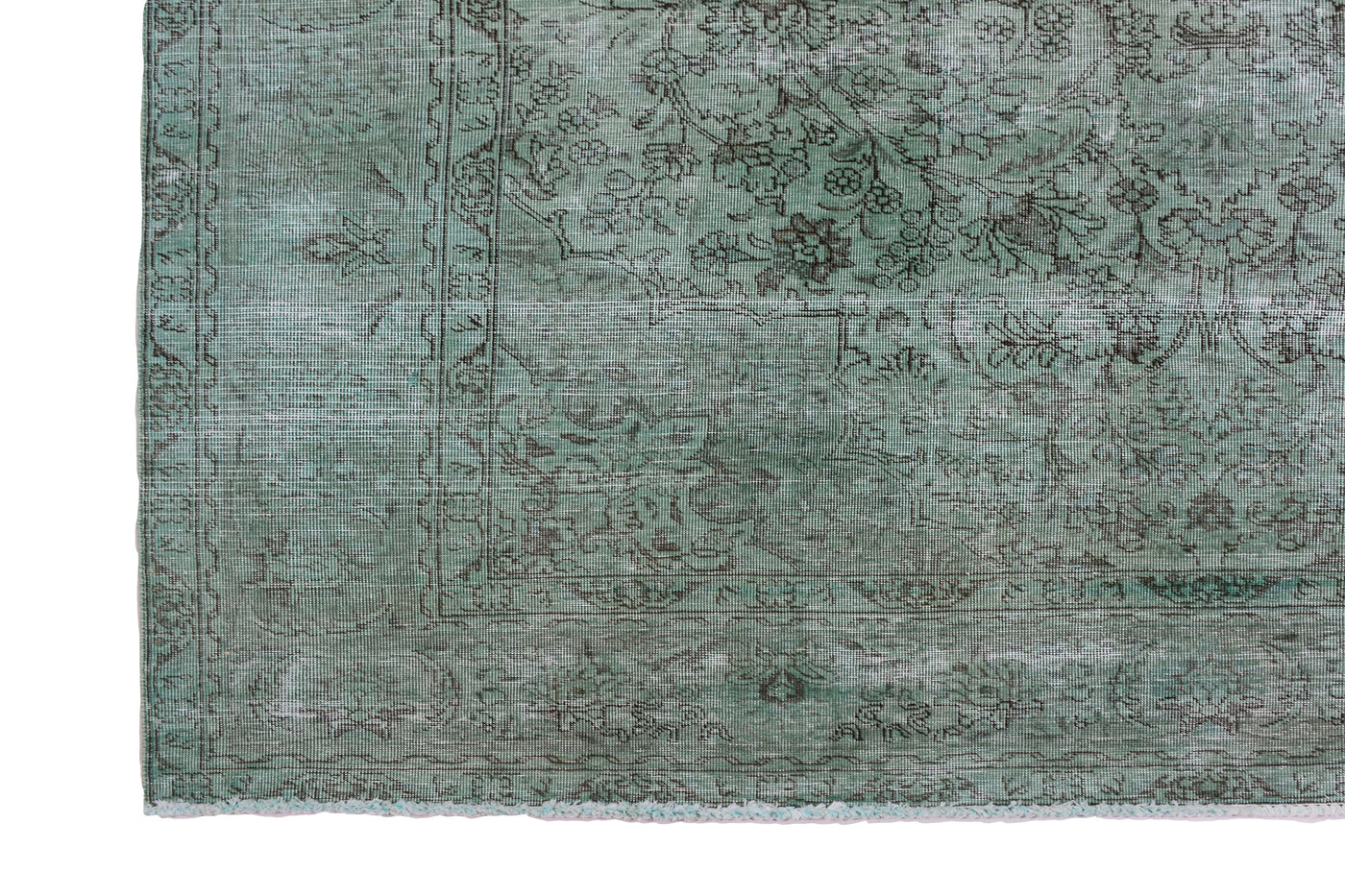 Vintage Overdyed Persian Rug – Cerulean Haze