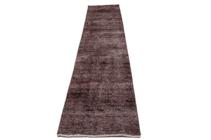 OVERDYED Vintage Persian Runner, 84 x 388 cm