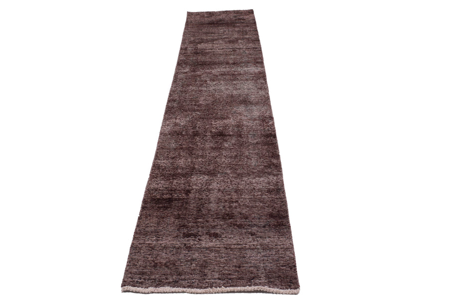 OVERDYED Vintage Persian Runner, 84 x 388 cm