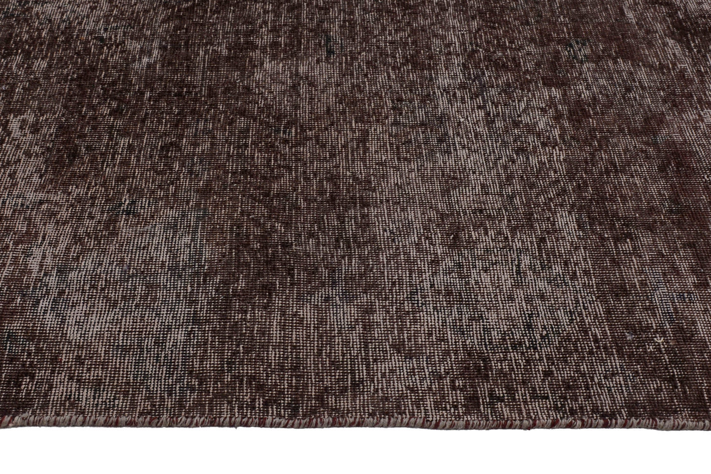 Vintage Overdyed Persian Runner Rug – Graphite Mist