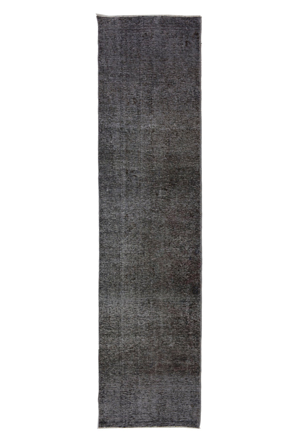 OVERDYED Vintage Persian Runner, 83 x 337 cm