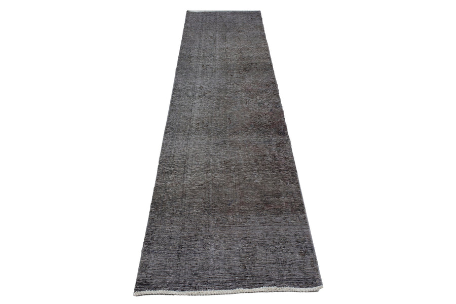OVERDYED Vintage Persian Runner, 83 x 337 cm