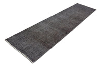 OVERDYED Vintage Persian Runner, 83 x 337 cm
