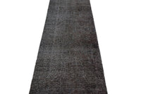 OVERDYED Vintage Persian Runner, 83 x 337 cm