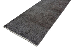 OVERDYED Vintage Persian Runner, 83 x 337 cm
