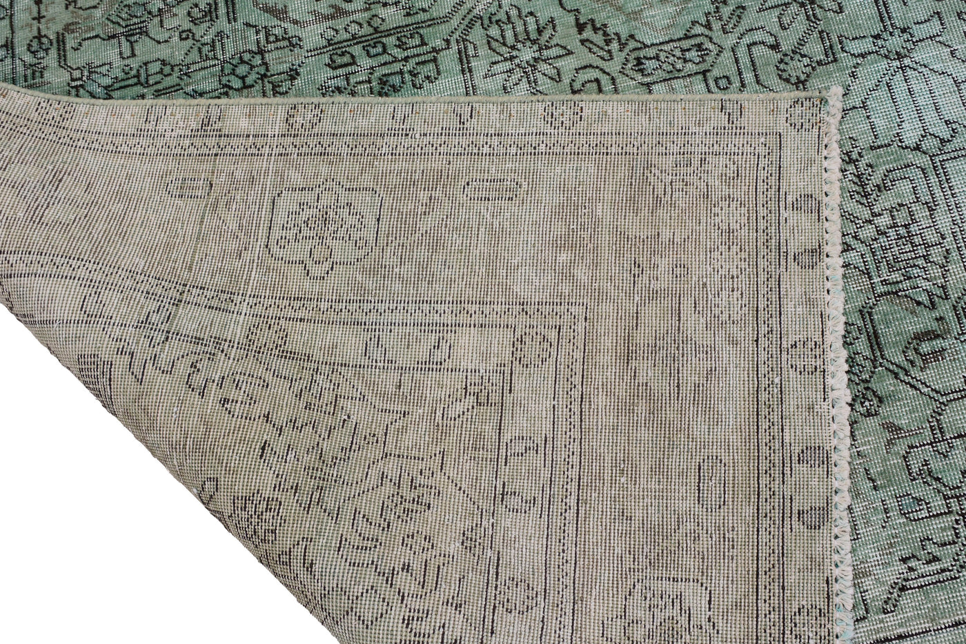 Vintage Overdyed Persian Rug – Marine Mirage