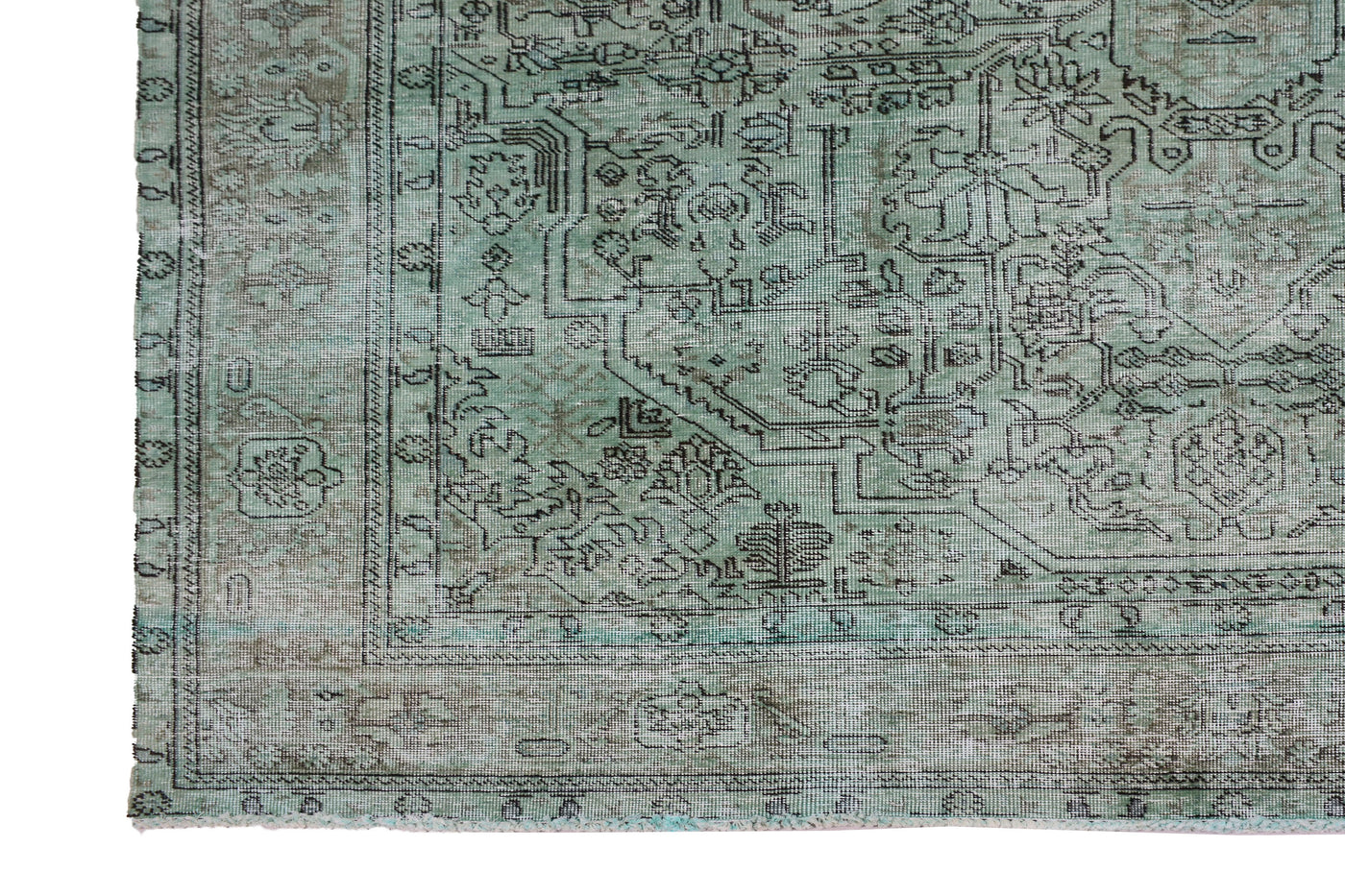Vintage Overdyed Persian Rug – Marine Mirage