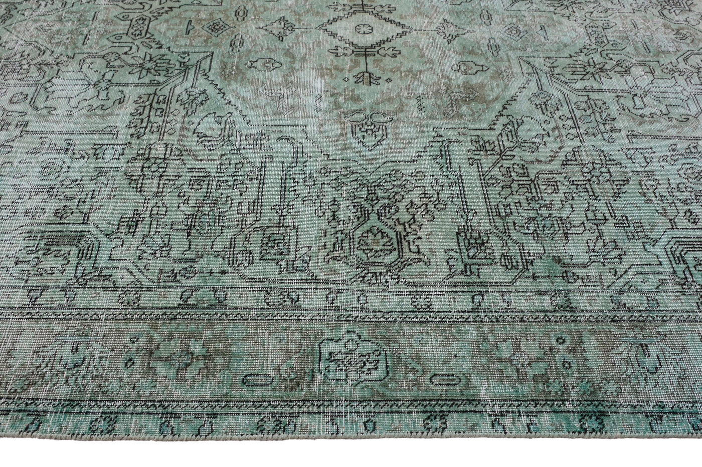 Vintage Overdyed Persian Rug – Marine Mirage