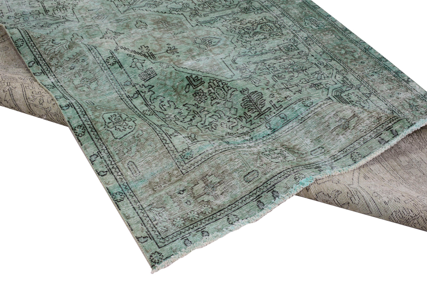 Vintage Overdyed Persian Rug – Marine Mirage