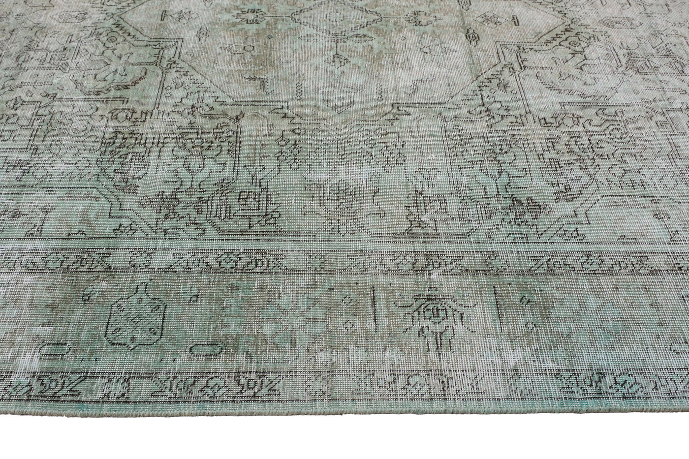 Vintage Overdyed Persian Rug – Parchment Echo