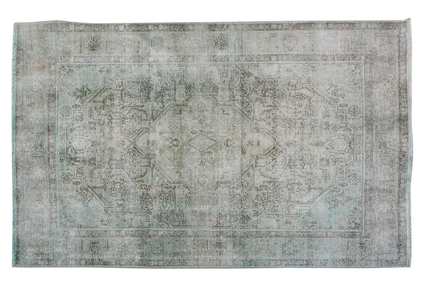 Vintage Overdyed Persian Rug – Parchment Echo