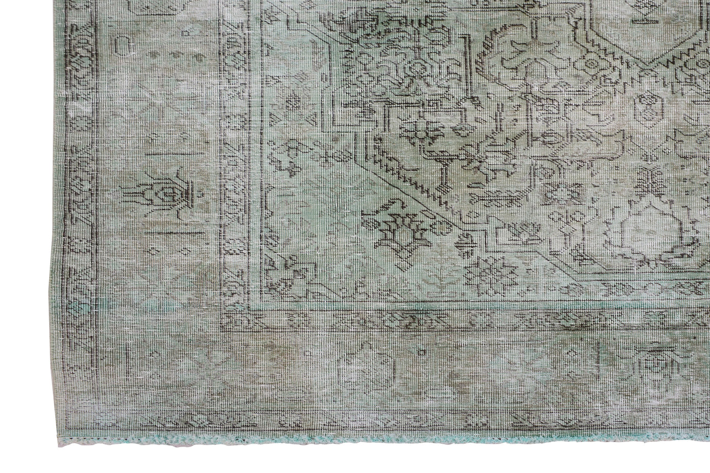 Vintage Overdyed Persian Rug – Parchment Echo