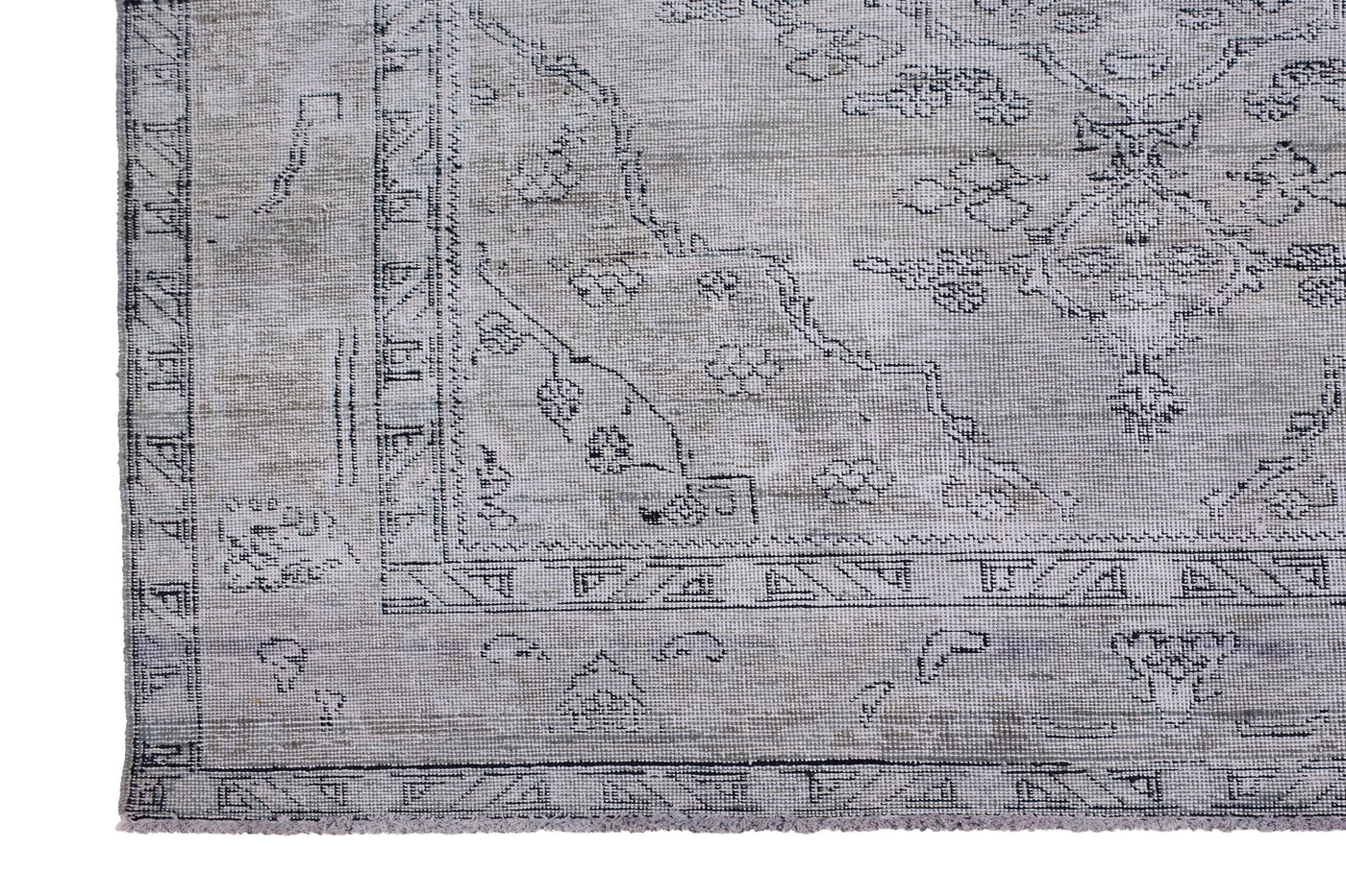 Vintage Overdyed Persian Rug – Wheat Echo