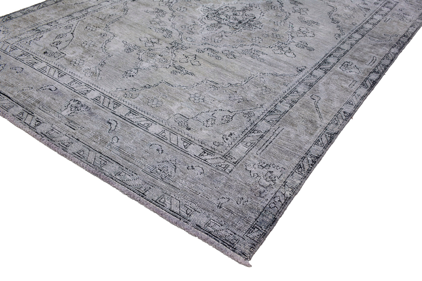 Vintage Overdyed Persian Rug – Wheat Echo