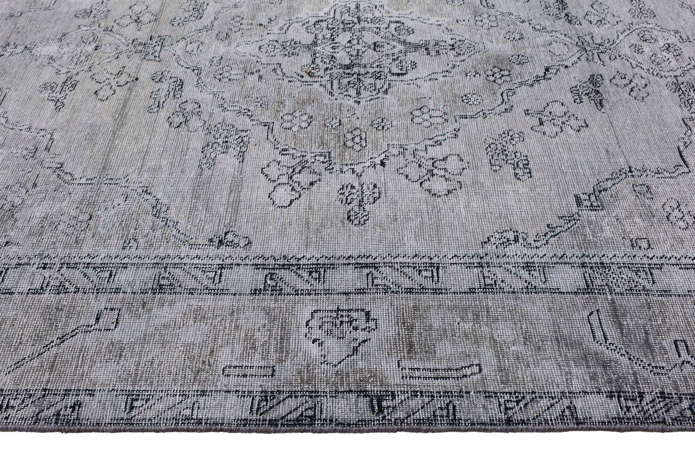 Vintage Overdyed Persian Rug – Wheat Echo