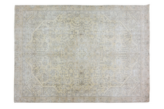 Stone-washed Vintage Persian Rug, 204 x 309 cm