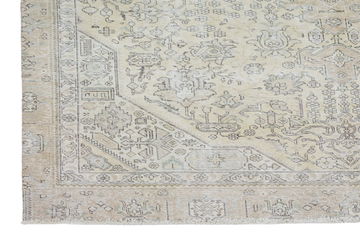 Stone-washed Vintage Persian Rug, 204 x 309 cm