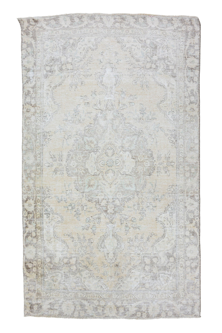 Stone-washed Vintage Persian Rug, 170 x 284 cm