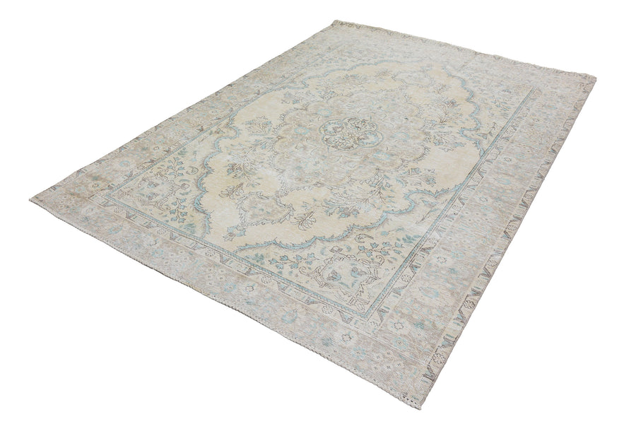 Stone-washed Vintage Persian Rug, 190 x 265 cm