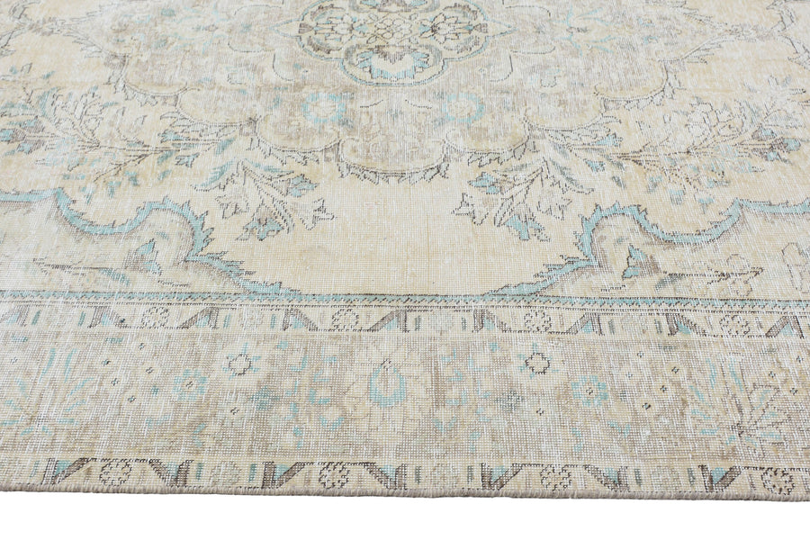 Stone-washed Vintage Persian Rug, 190 x 265 cm