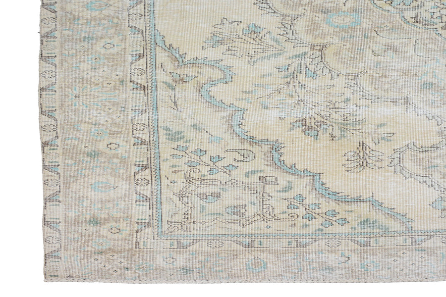 Stone-washed Vintage Persian Rug, 190 x 265 cm