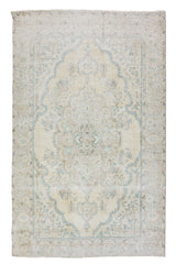 Stone-washed Vintage Persian Rug, 190 x 265 cm