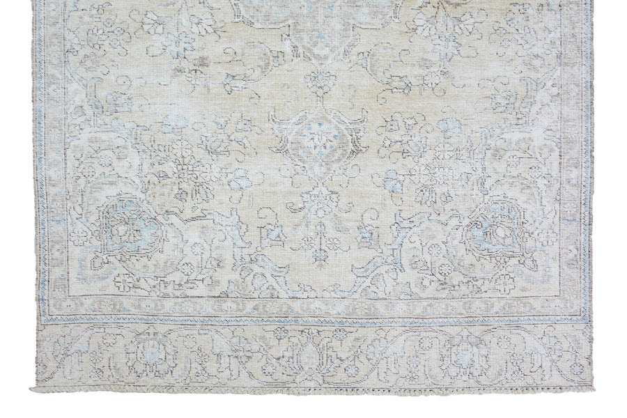 Stone-washed Vintage Persian Rug, 140 x 275 cm
