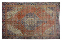 DISTRESSED Vintage Persian Rug, 229 x 303 cm