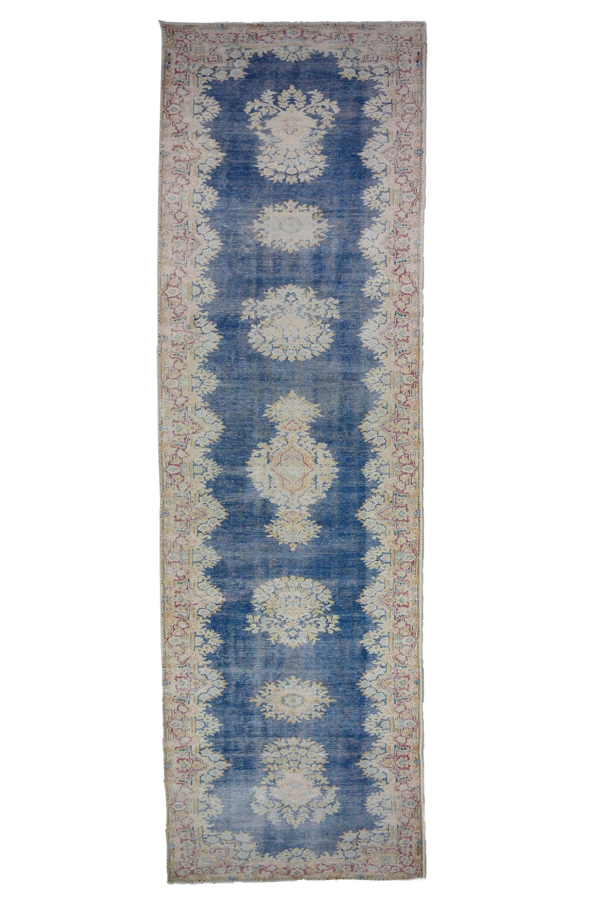 Vintage Kerman Runner Rug – Oatmeal Mist