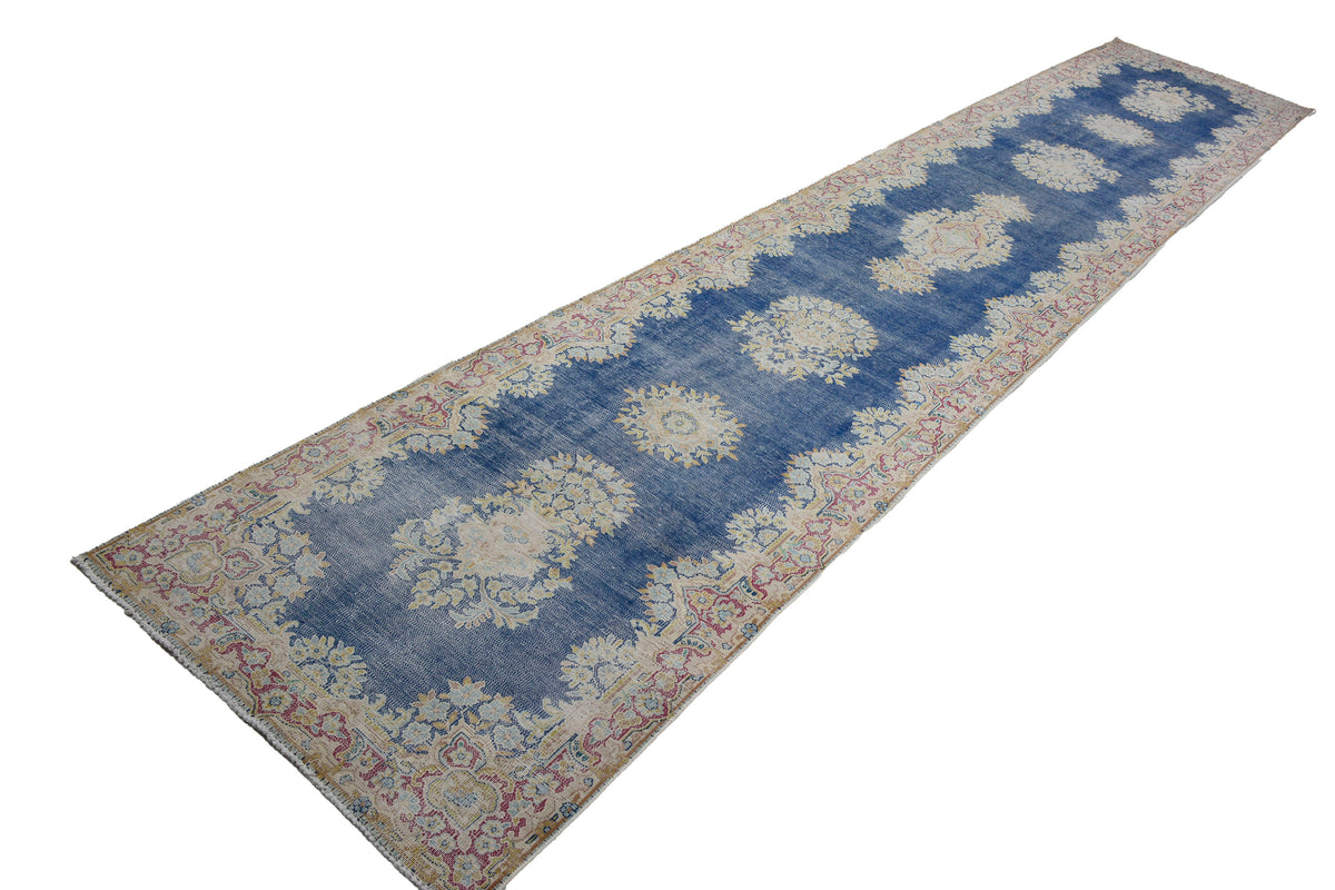 Vintage Kerman Runner Rug – Oatmeal Mist