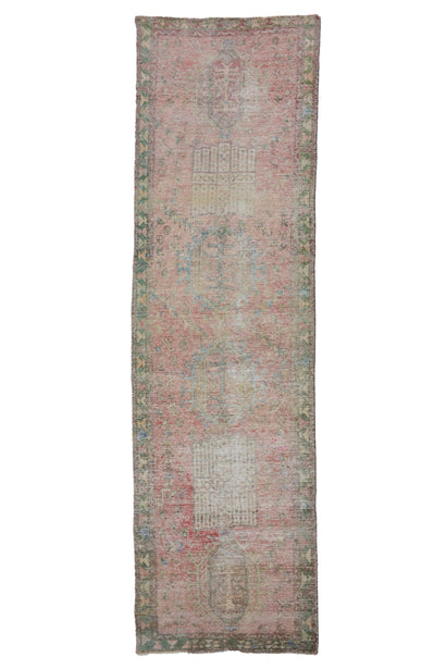 DISTRESSED Vintage Persian Runner, 94 x 362 cm (New Arrival)