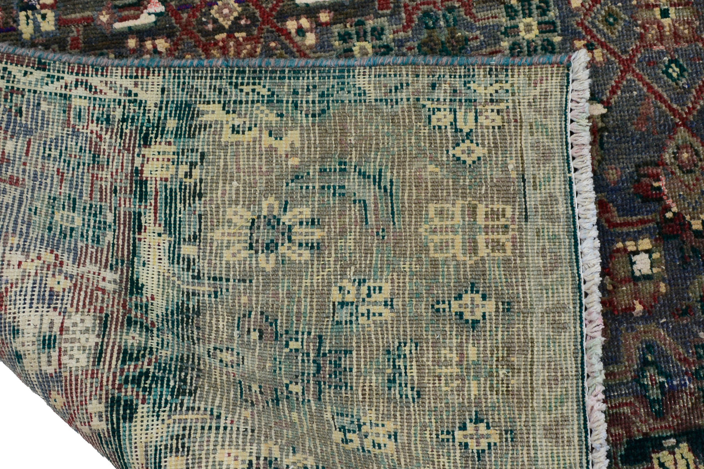Vintage Shiraz Persian Runner – Graphite Mirage