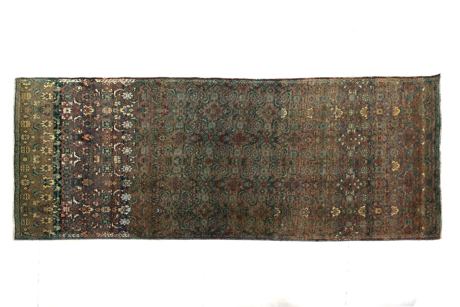 Shiraz Vintage Persian Rug, 140 x 357 cm