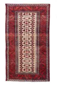 Shiraz Vintage Persian Runner, 110 x 320 cm